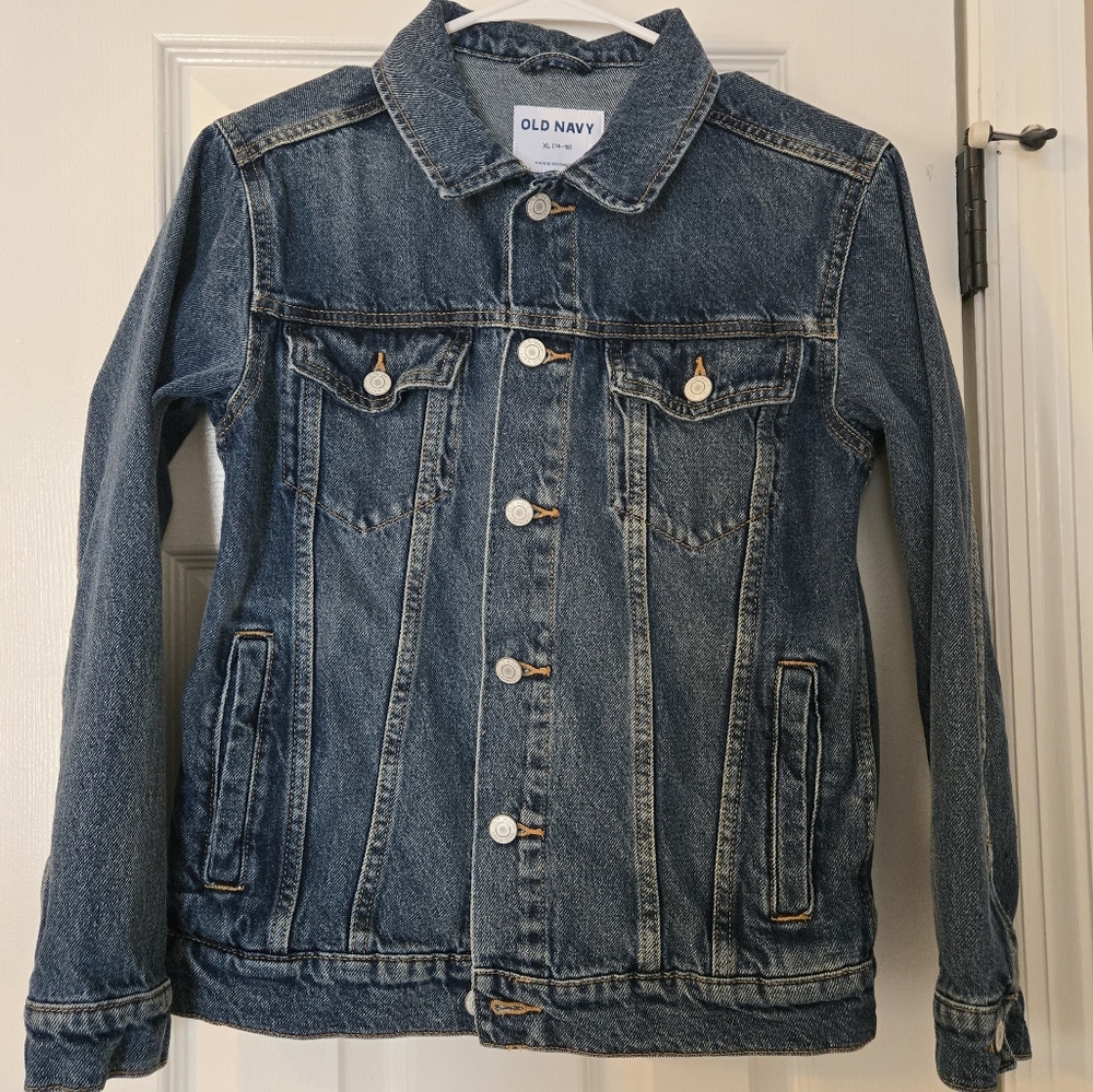 Old Navy Kids Classic Jean Jacket (Sz XL 14/16)